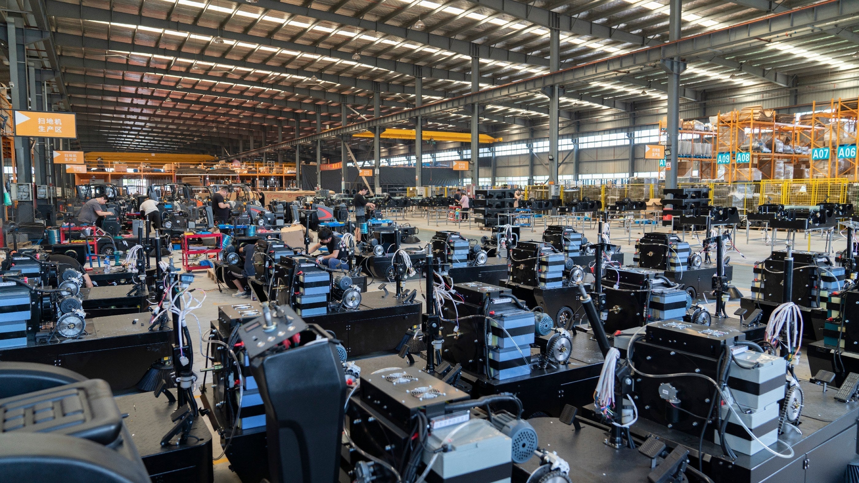Inside Our Factory: How Floor Sweepers & Scrubbers Are Built for Global Buyers