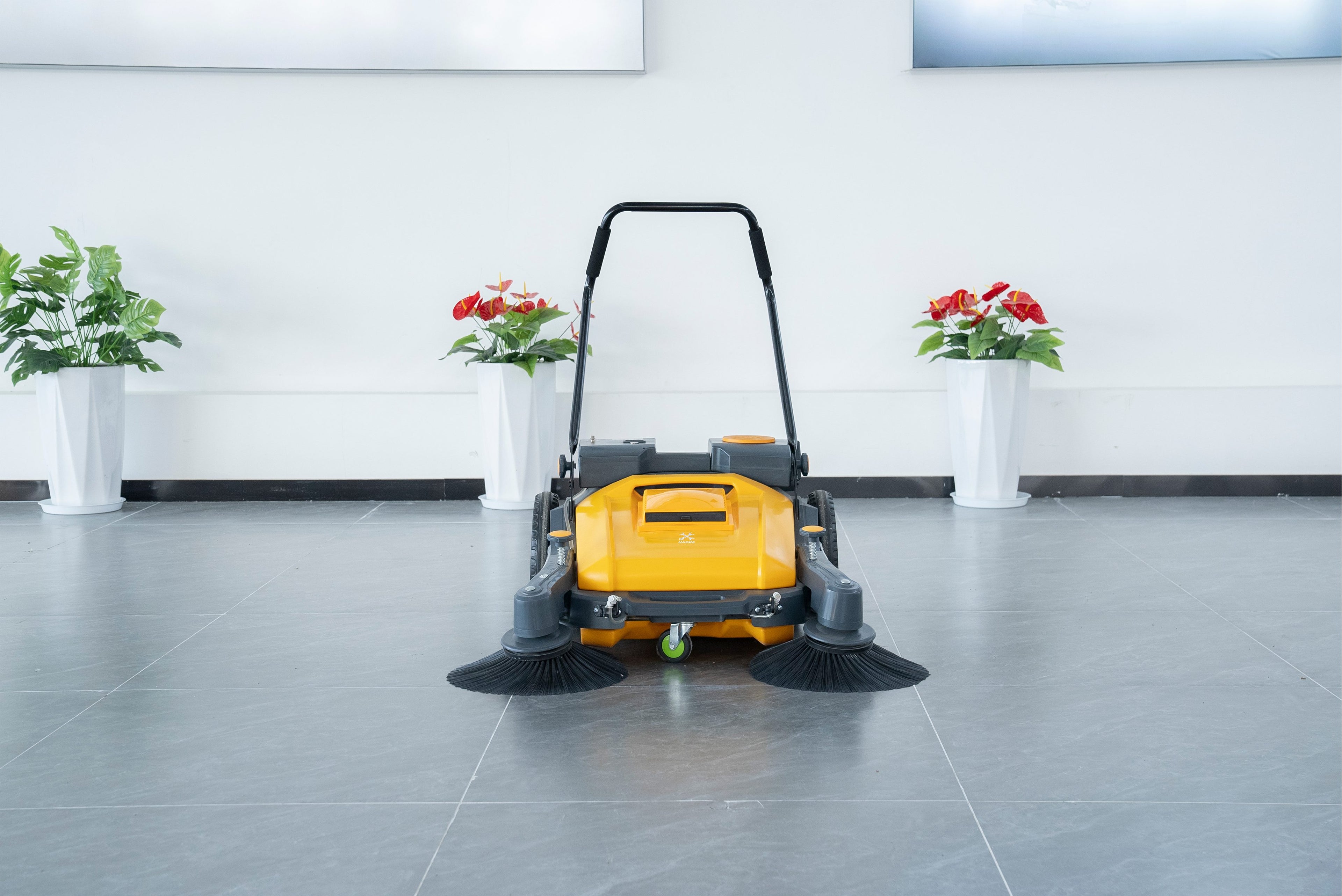 HS90 Environmental Hand Push Sweeper | No Battery, No Gas