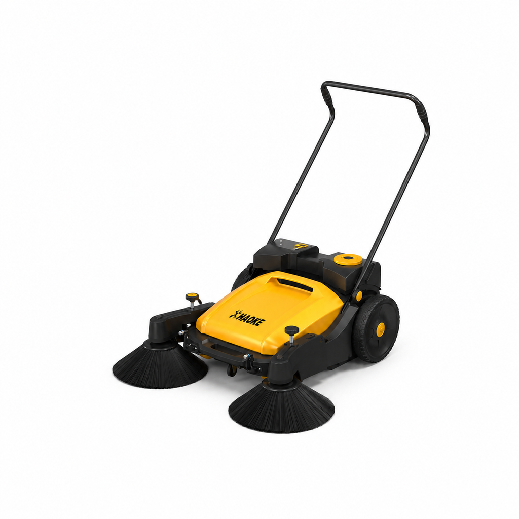 HS90 Environmental Hand Push Sweeper | No Battery, No Gas